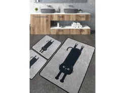 Outlet Alfombra de baño Set (3 piezas) Comfort v2 Multicolor