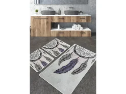 Best Alfombra de baño Set (3 piezas) Parast Djt Multicolor