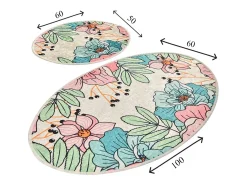Best Alfombra de baño Set (2 piezas) Spring Multicolor