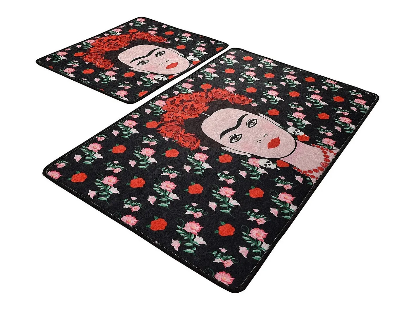 Alfombra de baño Set (2 piezas) Frida Multicolor