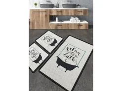 Alfombra de baño Set (3 piezas) Take A Bath Multicolor Online
