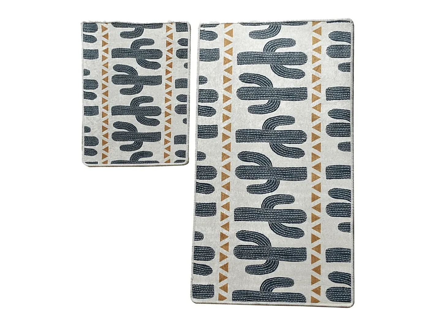 Best Alfombra de baño Set (2 piezas) Happy Cactus 2 Multicolor