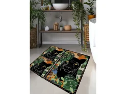 Hot Alfombra de baño Set (3 piezas) Schwarz Multicolor