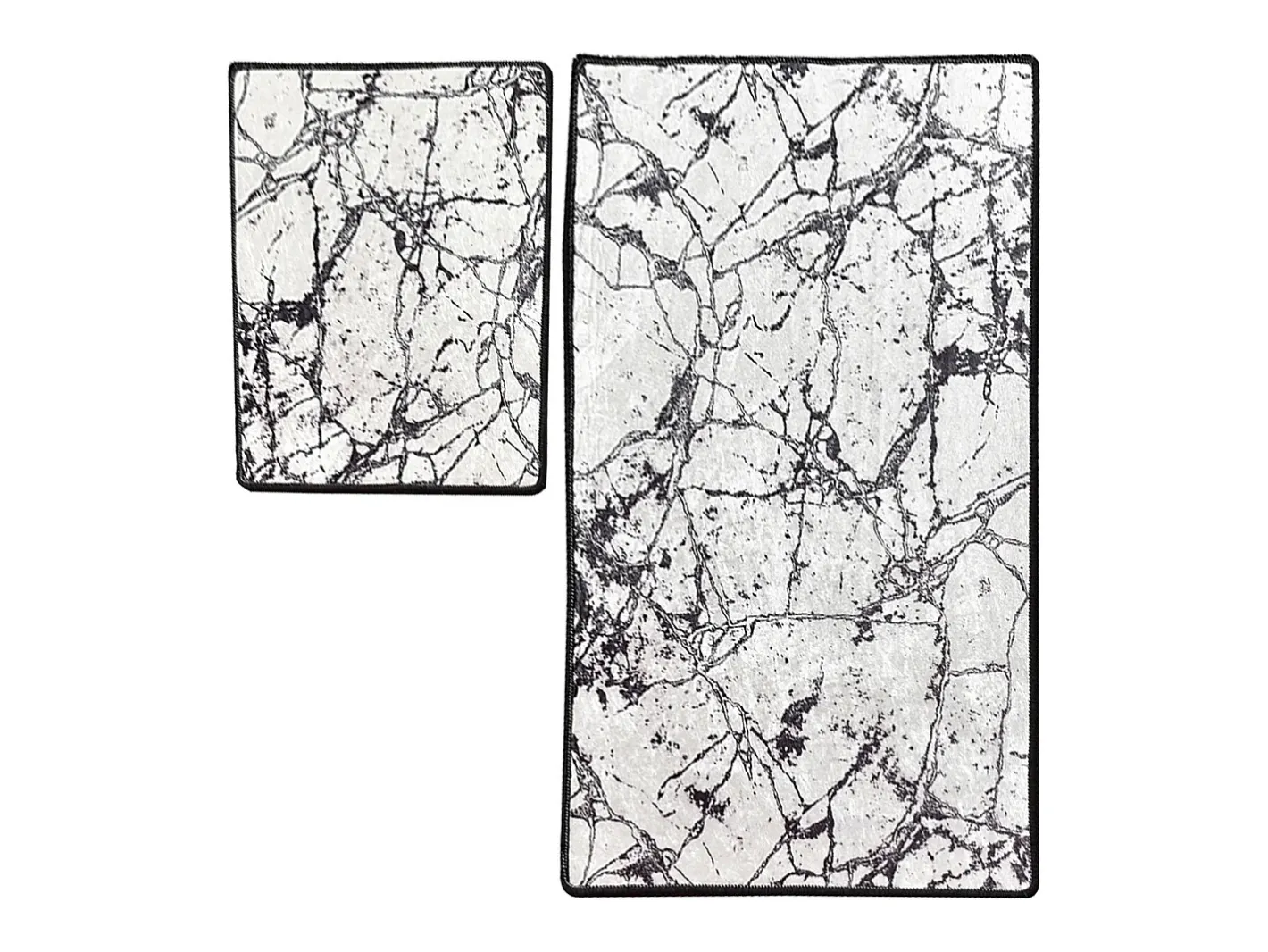 Alfombra de baño Set (2 piezas) Marble Multicolor Best