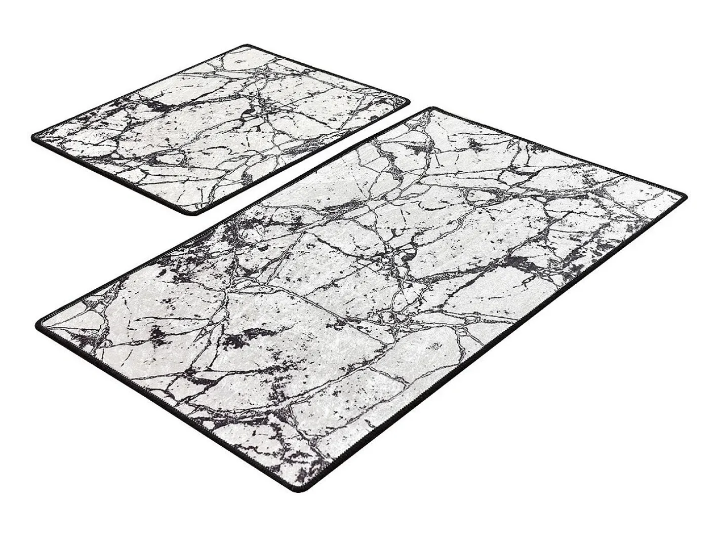 Alfombra de baño Set (2 piezas) Marble Multicolor Best