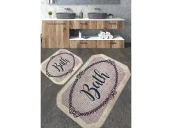 Alfombra de baño Set (2 piezas) Voten Multicolor New