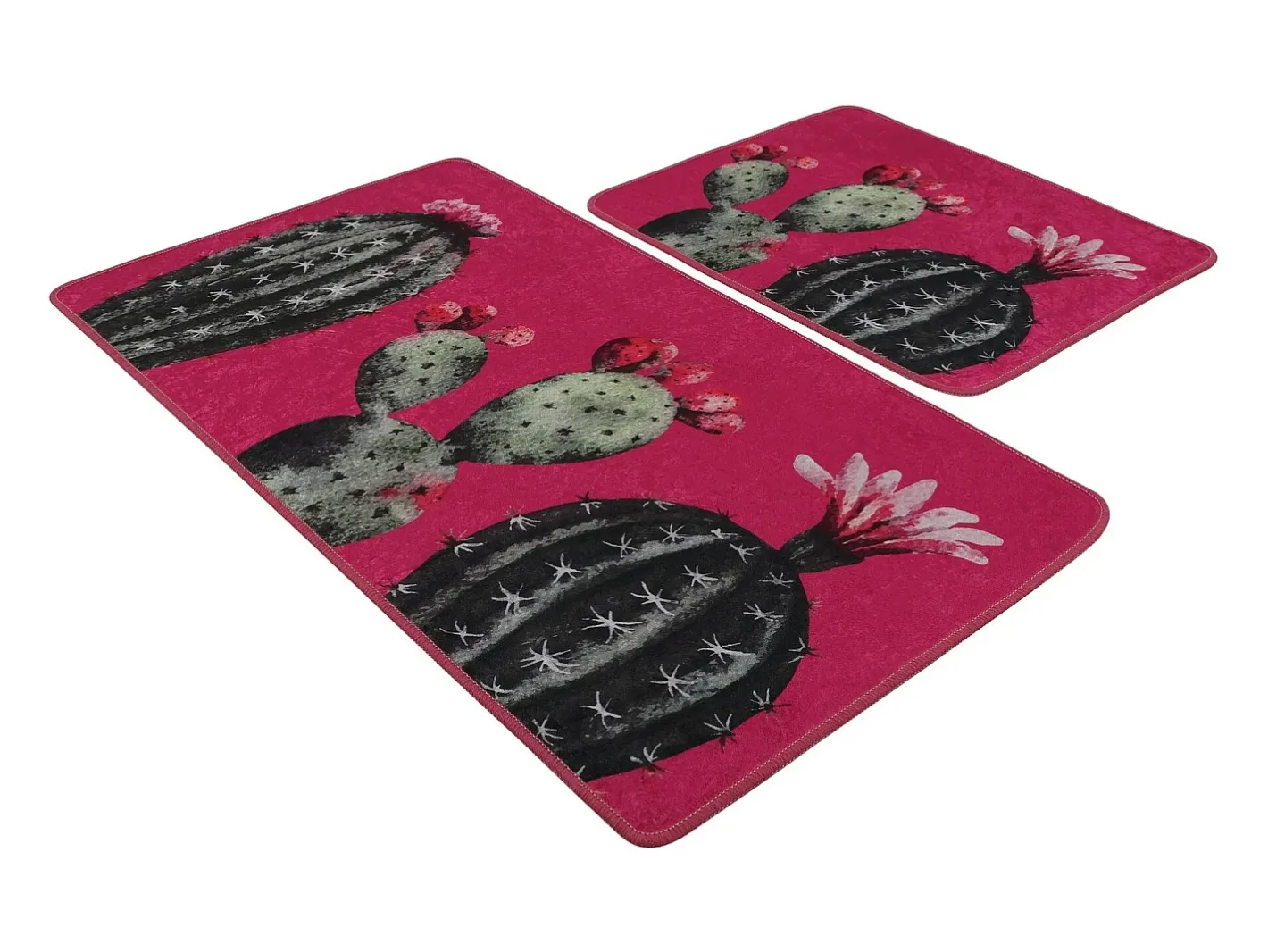 Alfombra de baño Set (2 piezas) Cacto Multicolor Hot