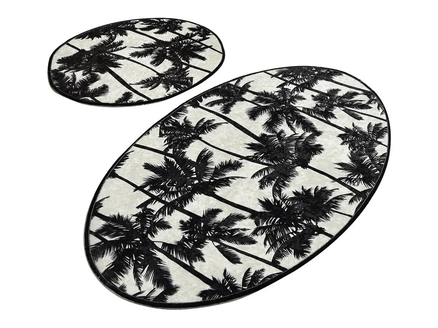 Alfombra de baño Set (2 piezas) Palm DJT Multicolor New