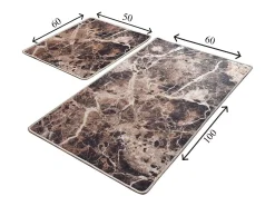 Sale Alfombra de baño Set (2 piezas) Mozaik Multicolor
