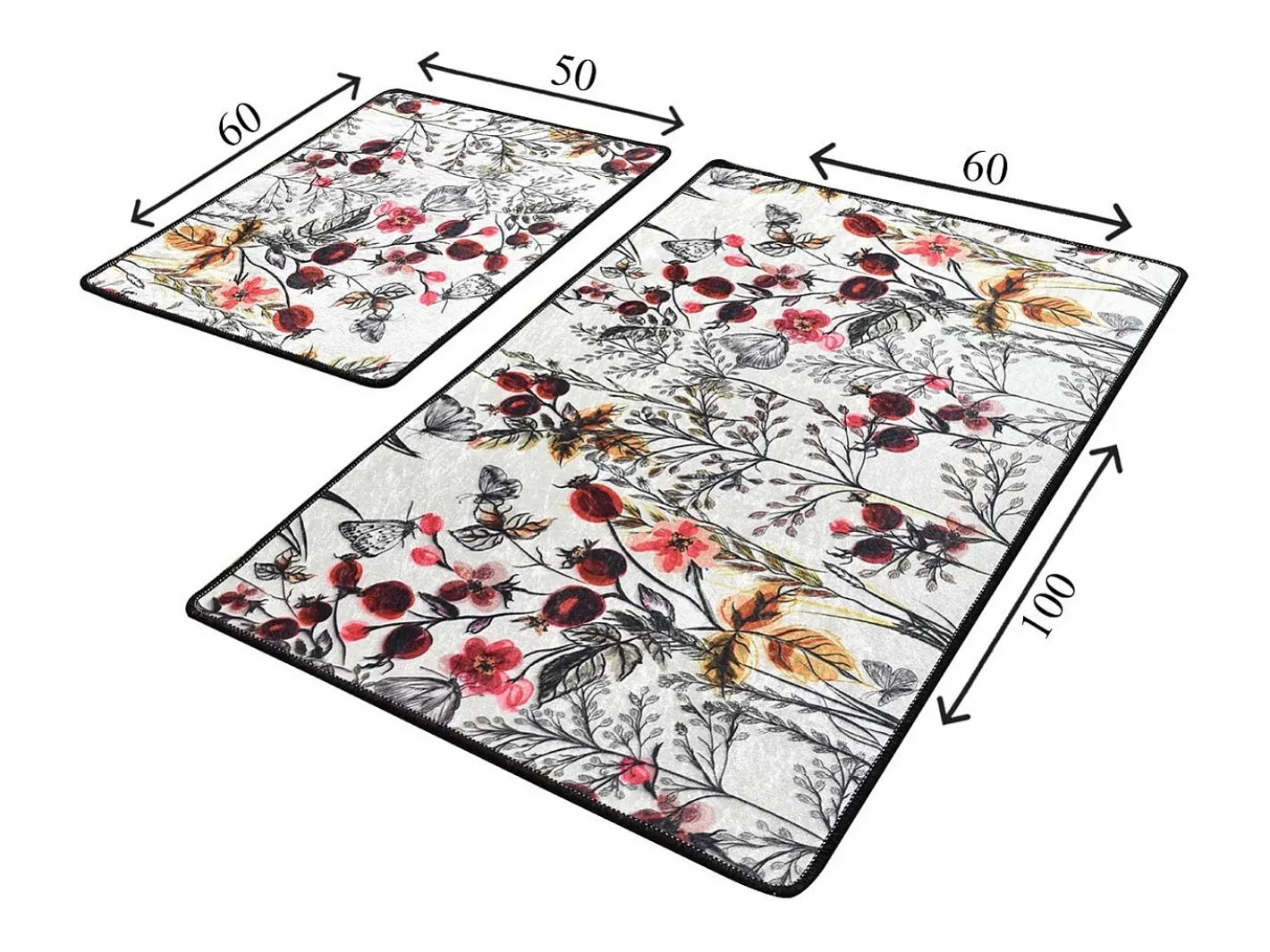 Alfombra de baño Set (2 piezas) Bundy Multicolor Clearance