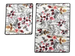 Alfombra de baño Set (2 piezas) Bundy Multicolor Clearance
