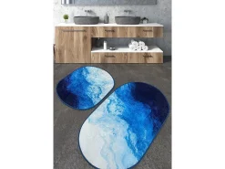 Hot Alfombra de baño Set (2 piezas) Oseyan Multicolor