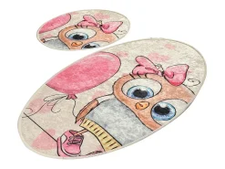 Alfombra de baño Set (2 piezas) Kitty Multicolor Clearance