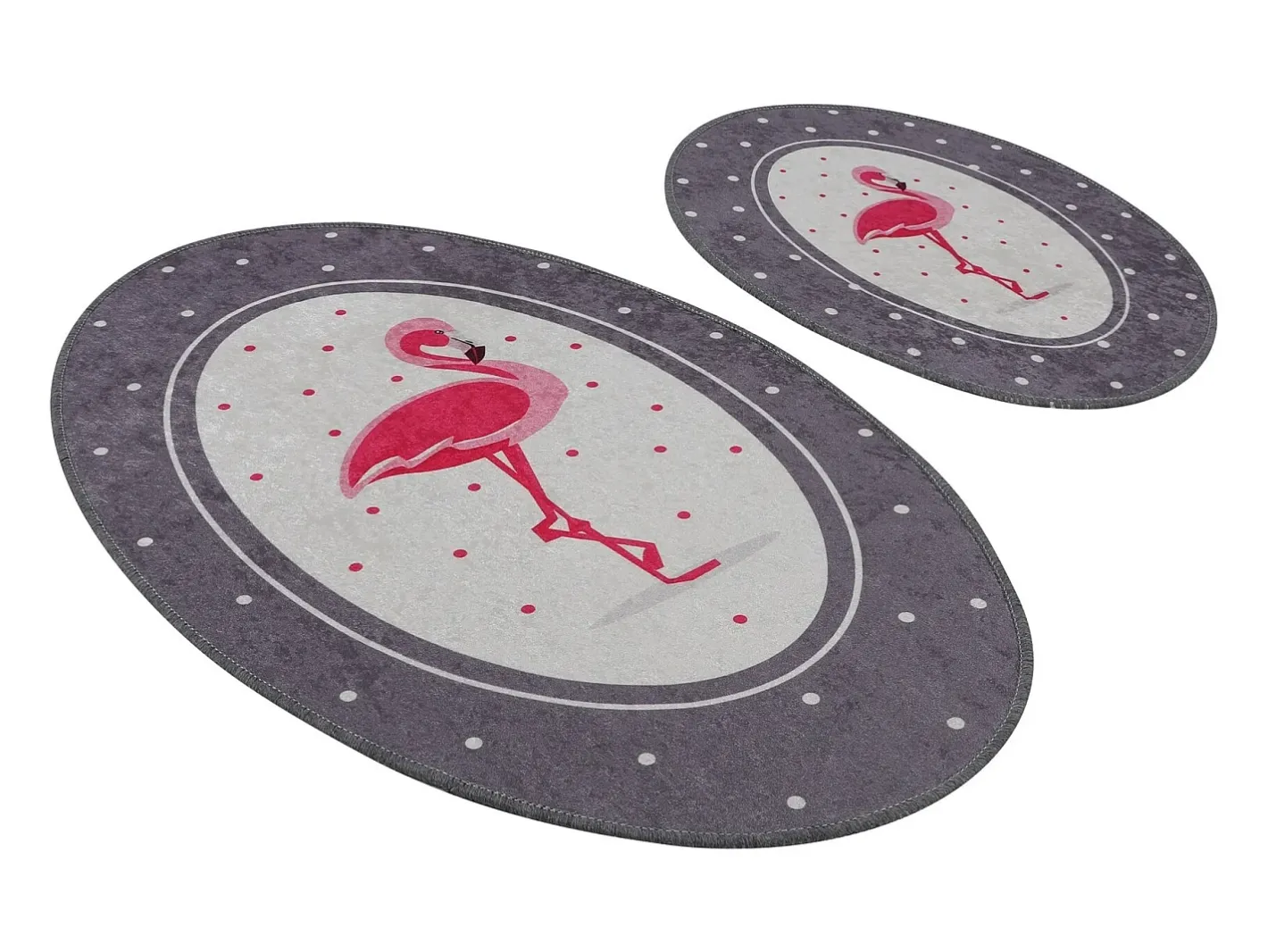 Alfombra De Baño|Ropa De Cama-Alfombra de baño Set (2 piezas) Chile Flamingo Multicolor