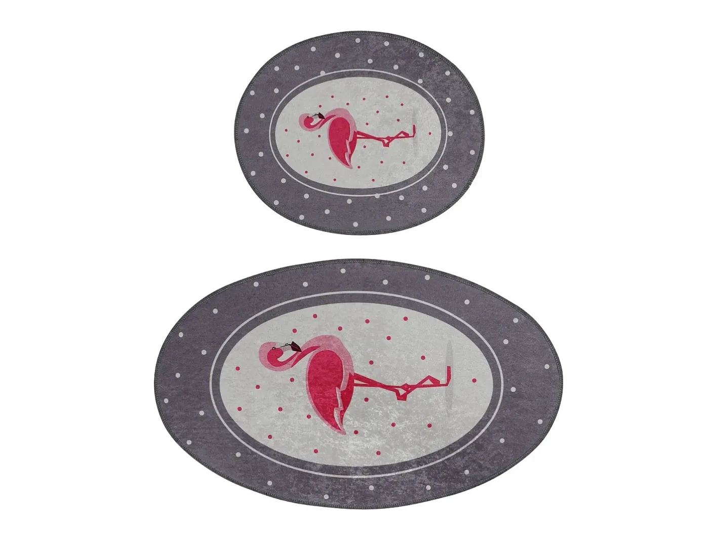 Alfombra De Baño|Ropa De Cama-Alfombra de baño Set (2 piezas) Chile Flamingo Multicolor