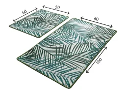Alfombra de baño Set (2 piezas) Botany Multicolor Discount