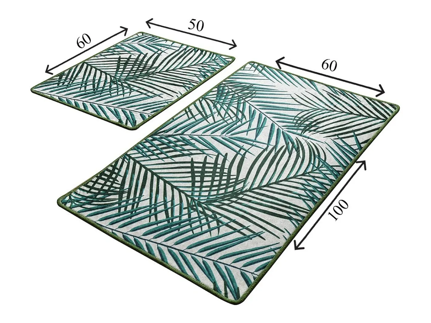 Alfombra de baño Set (2 piezas) Botany Multicolor Discount