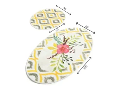Alfombra De Baño|Ropa De Cama-Alfombra de baño Set (2 piezas) Blondie DJT Multicolor