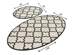 Alfombra De Baño|Ropa De Cama-Alfombra de baño Set (2 piezas) Kupa Multicolor