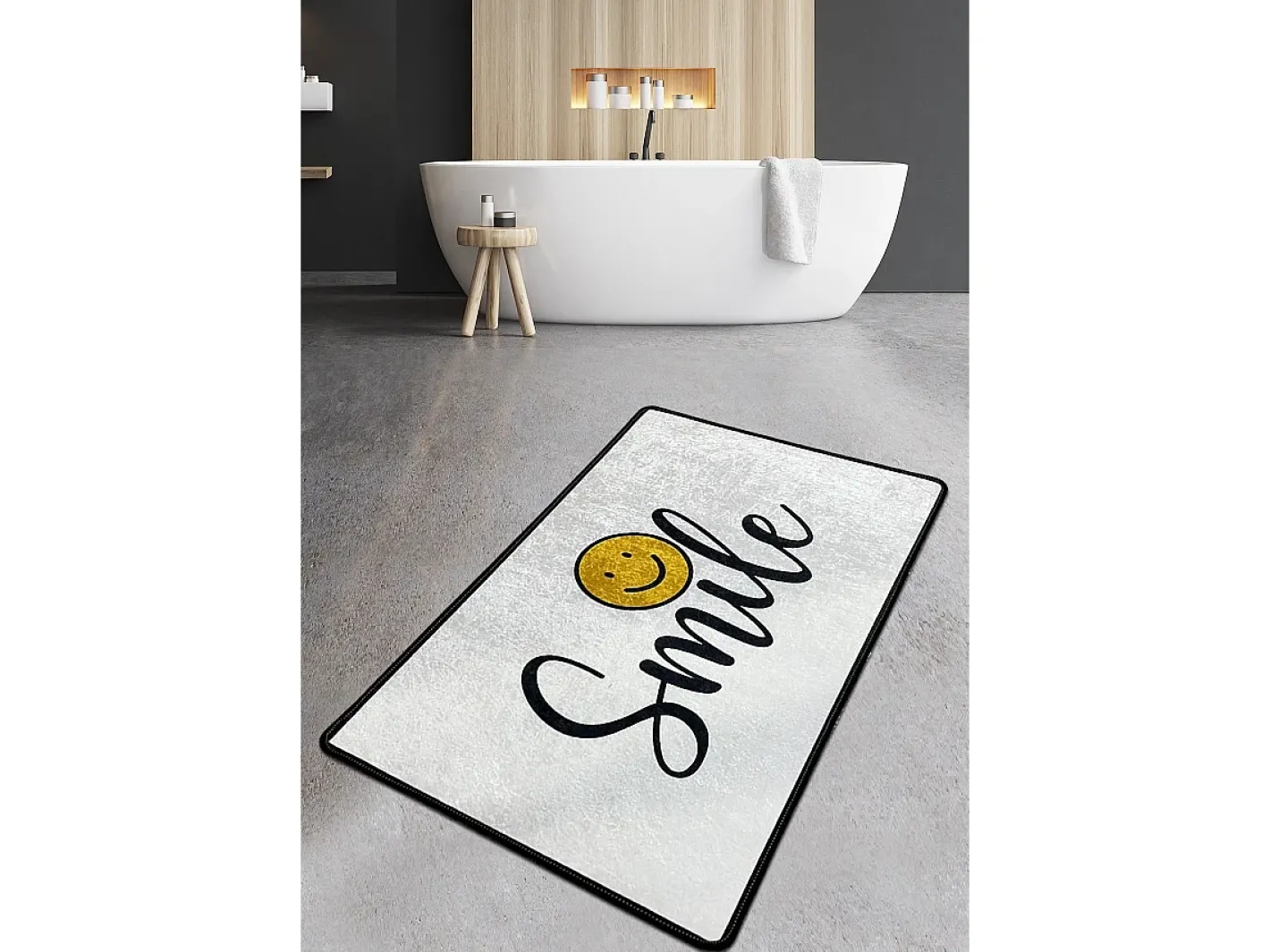 Clearance Alfombra de baño Smile Djt (70 x 120) Multicolor