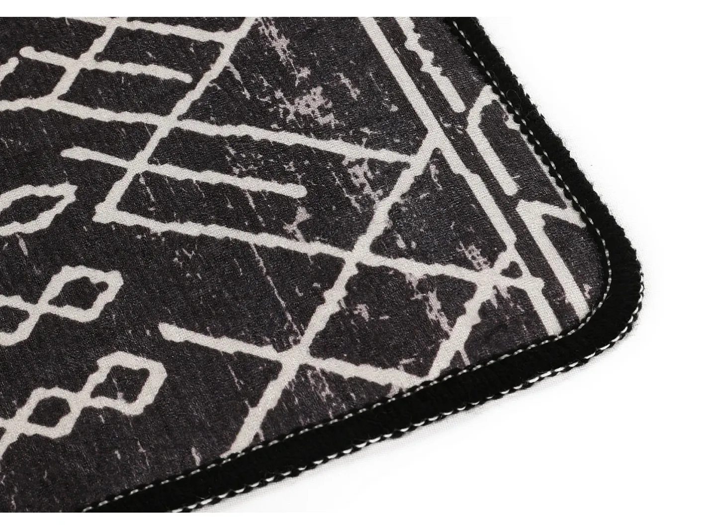 Alfombra De Baño|Ropa De Cama-Alfombra de baño Straordinario Black Djt 70x120 antracita negro blanco Multicolor