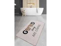 Alfombra de baño Things Djt (70 x 120) Multicolor Discount