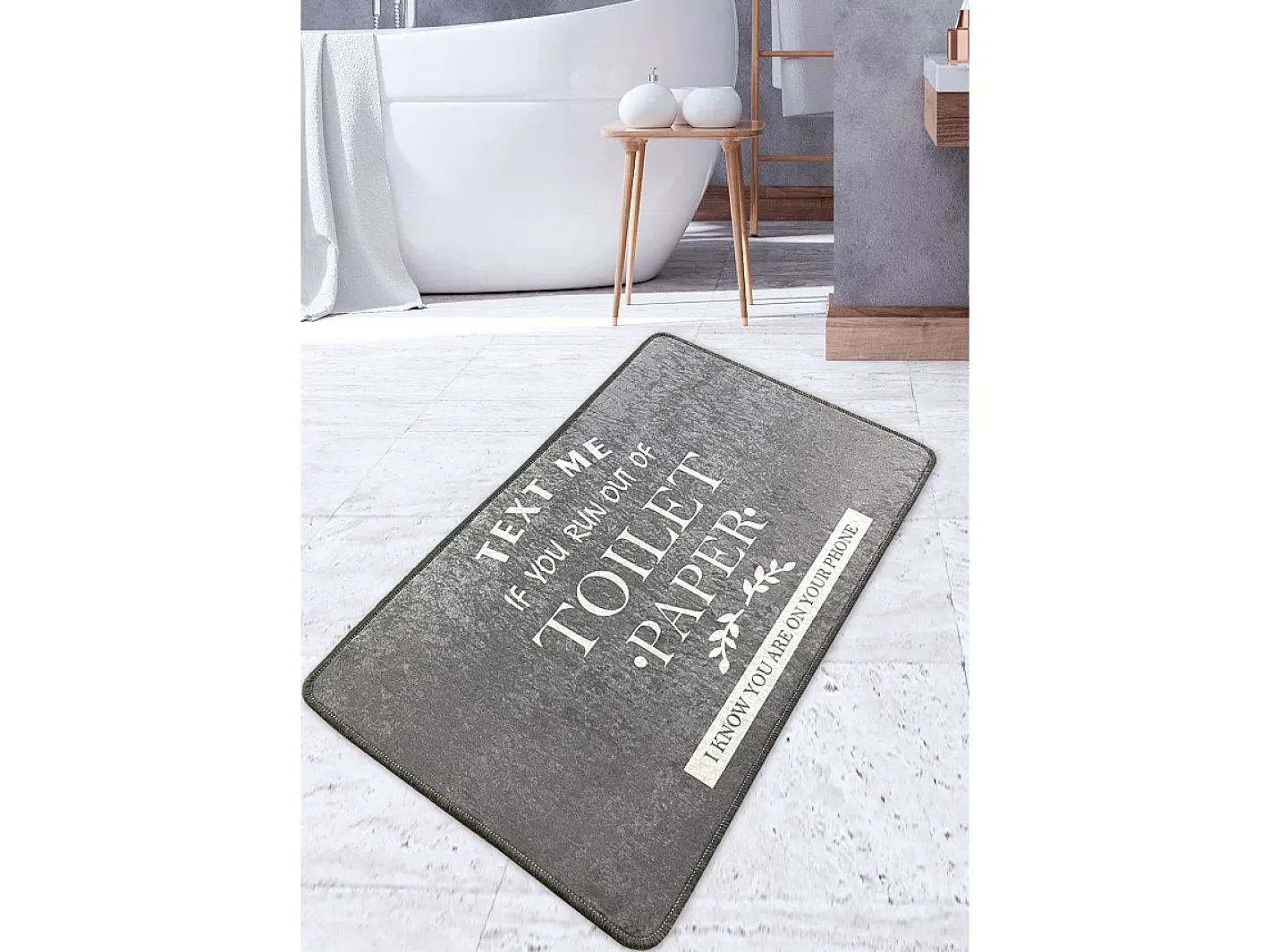 Alfombra De Baño|Ropa De Cama-Alfombra de baño Toilet Multicolor