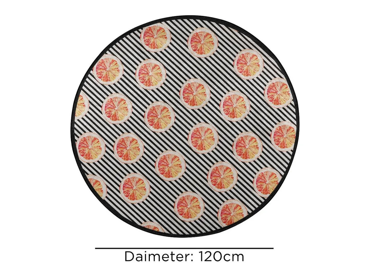 Discount Alfombra de baño Tranche Circle Djt 120 Multicolor