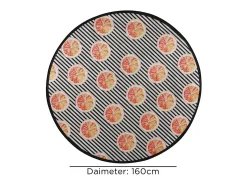 Alfombra De Baño|Ropa De Cama-Alfombra de baño Tranche Circle Djt 160 Multicolor
