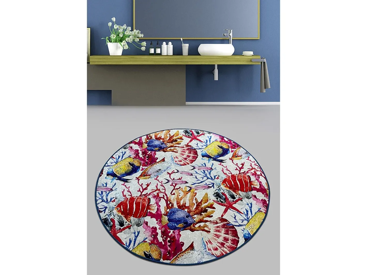 Alfombra De Baño|Ropa De Cama-Alfombra de baño Under Djt (200 cm) Multicolor
