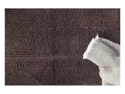 Outlet ebuy24 Alfombra de baño William 80x50cm . Gris