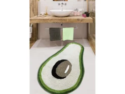 Alfombra De Baño|Ropa De Cama-Alfombra de baño Zavoka negro verde blanco Multicolor