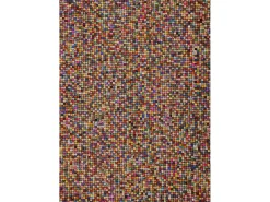 Alfombra De Salón-Alfombra de bolas de fieltro hecha a mano 70x140 cm Colorido Felty 2.2 Multicolor