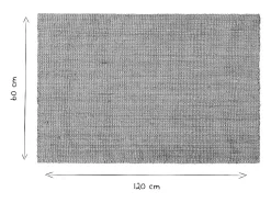 Miliboo Alfombra de cama de yute natural 60 × 120 cm NOOR Color natural claro Sale
