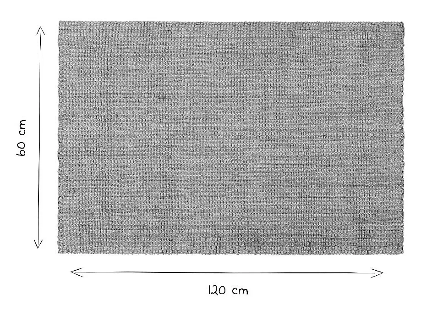 Miliboo Alfombra de cama de yute natural 60 × 120 cm NOOR Color natural claro Sale