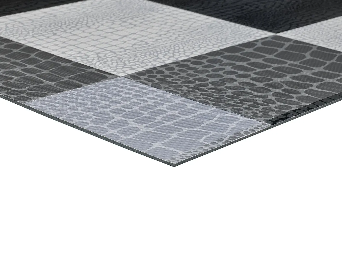 Alfombra De Cocina-Alfombra de cocina - animal print - - 48 x 200 cm - SALLY Gris