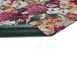 New Alfombra de cocina - Dibujos con flores - rojo - 52 x 100 cm - RICCI Multicolor