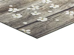 Alfombra de cocina - Diseños primaverales - marrón - 52 x 200 cm - SPRINTY Marru00f3n New