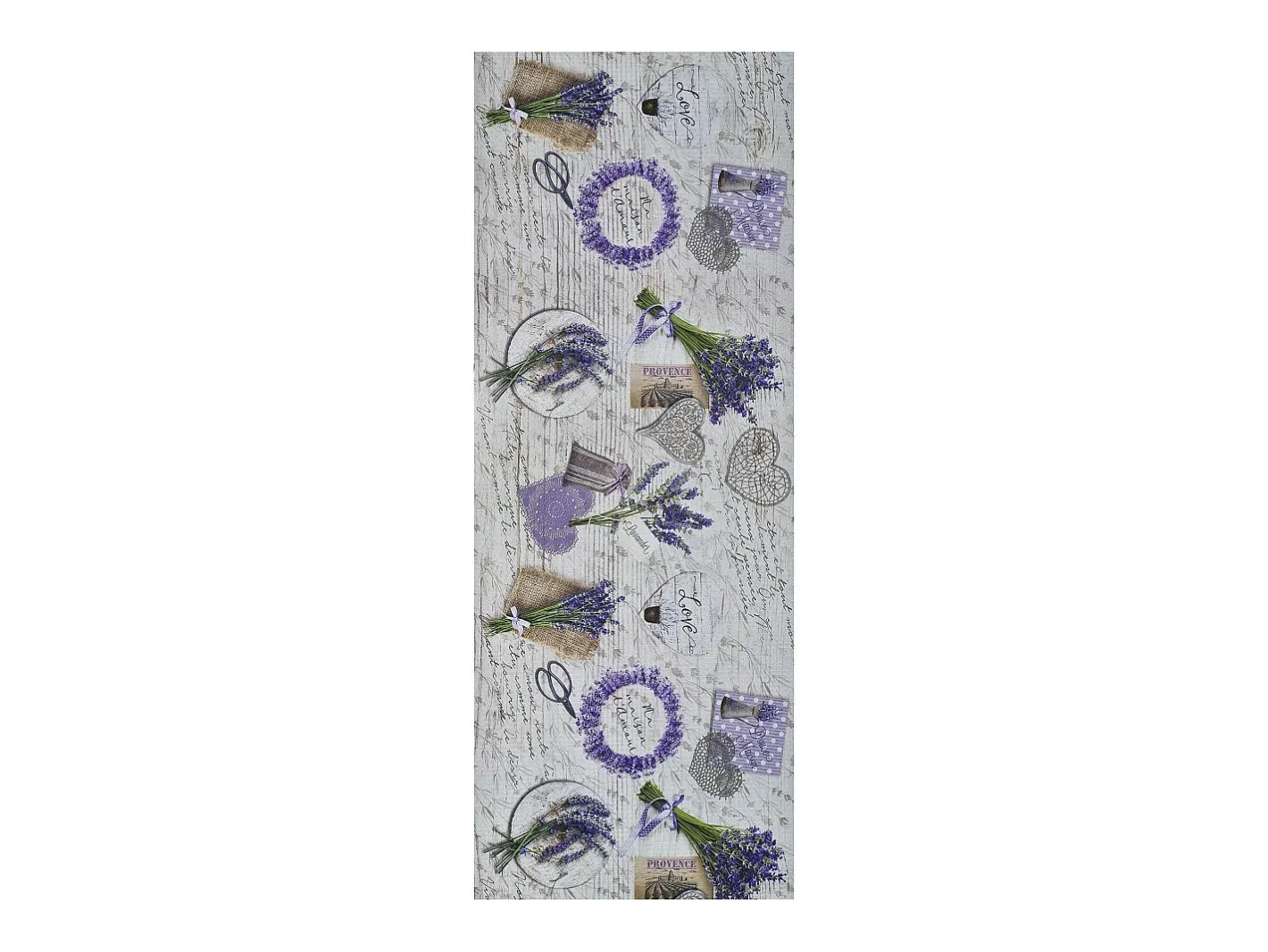 Alfombra de cocina - Diseños de lavanda - - 52 x 200 cm - SPRINTY Violeta Best