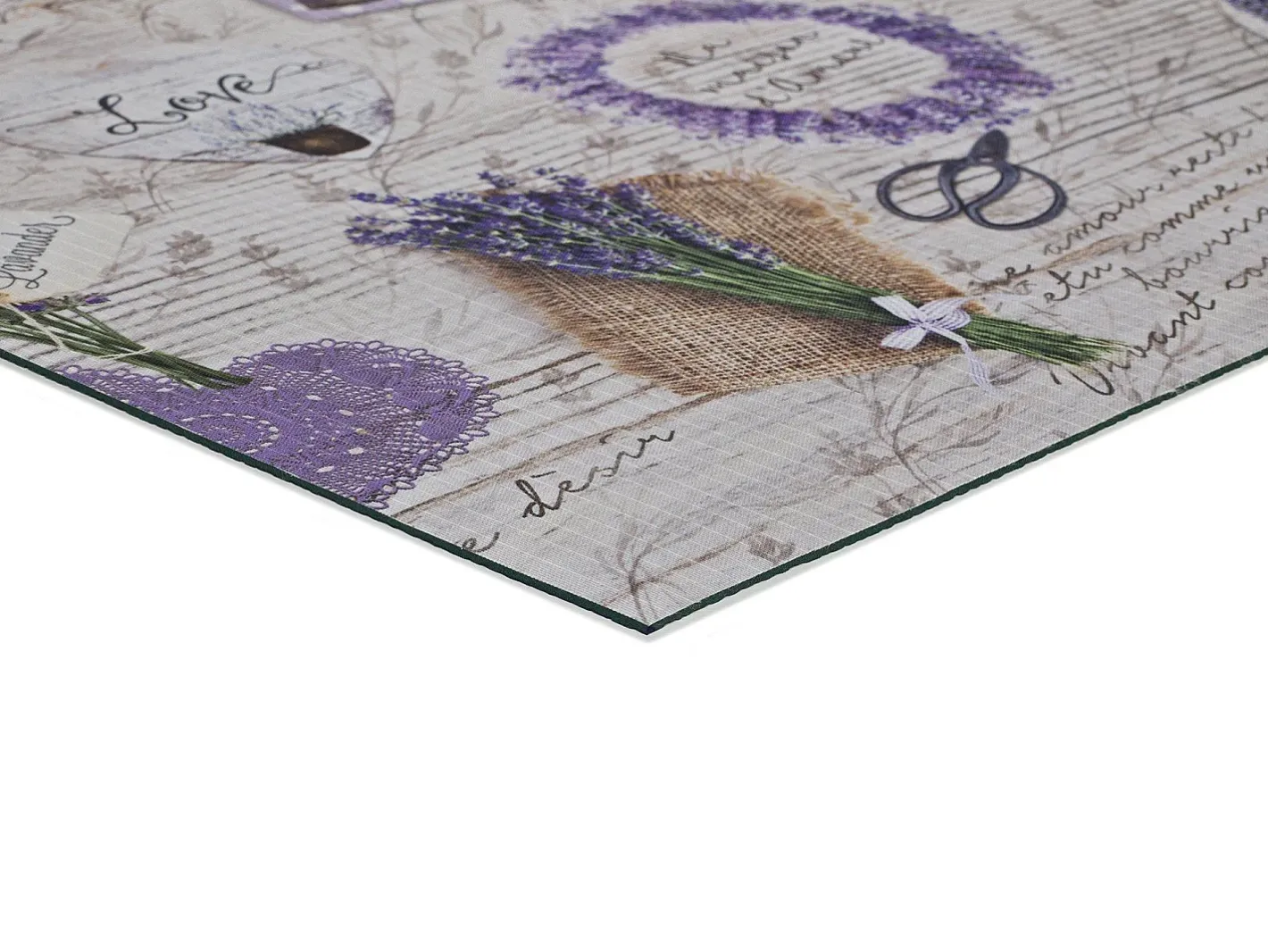 Alfombra de cocina - Diseños de lavanda - - 52 x 200 cm - SPRINTY Violeta Best