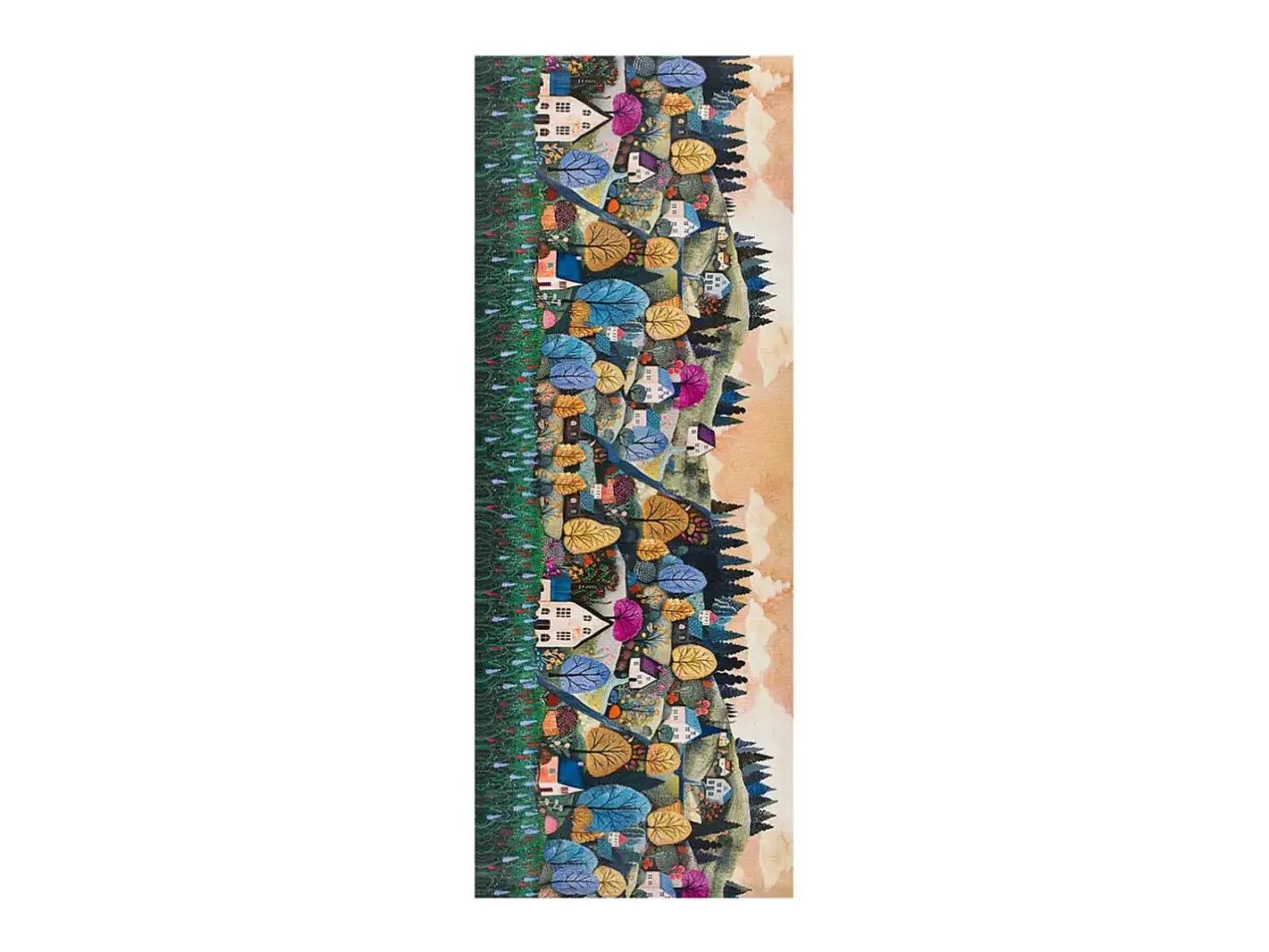 Online Alfombra de cocina - dibujos con paisaje - - 52 x 100 cm - RICCI Multicolor