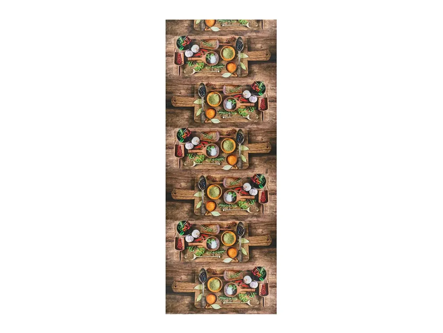 Alfombra de cocina - diseños con especias - - 52 x 100 cm - RICCI Multicolor Clearance