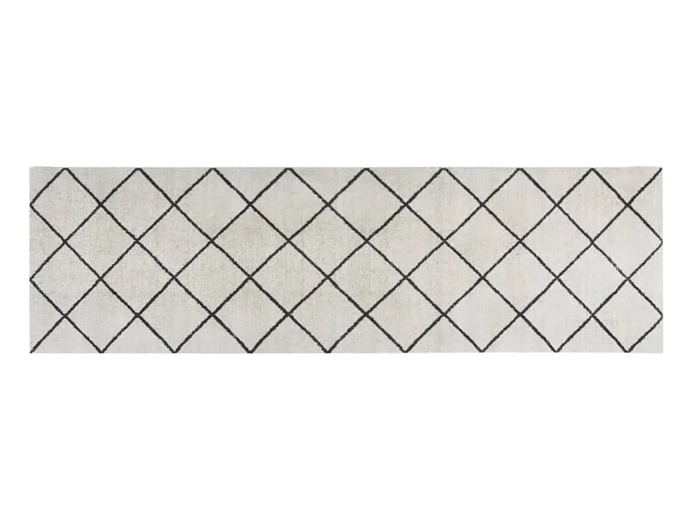 Alfombra de cocina lavable terciopelo cuadrados 60x180 cm ES260918 Gris Hot
