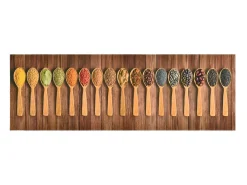 New Alfombra de cocina lavable Spoon 60x180 cm ES841837 Multicolor