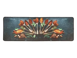 Clicnbuy Alfombra de cocina lavable antideslizante 60x180 cm Multicolor Outlet