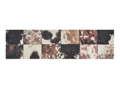 Alfombra De Cocina-Alfombra de cocina lavable terciopelo piel de animal 45x150 cm ES630873 Multicolor