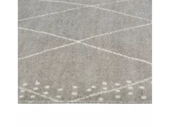Alfombra De Cocina-Alfombra de cocina lavable terciopelo dibujo rombos 45x150 cm ES942839 Gris