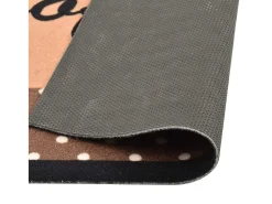 New Alfombra de cocina lavable Coffee marrón 60x300 cm ES815957 Multicolor
