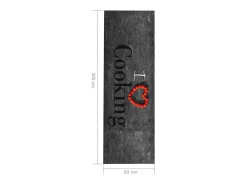 Alfombra De Cocina-Alfombra de cocina lavable Cooking 60x300 cm ES528590 Multicolor