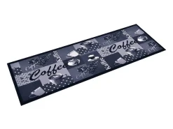 Alfombra de cocina lavable Coffee 45x150 cm ES746093 Azul Clearance